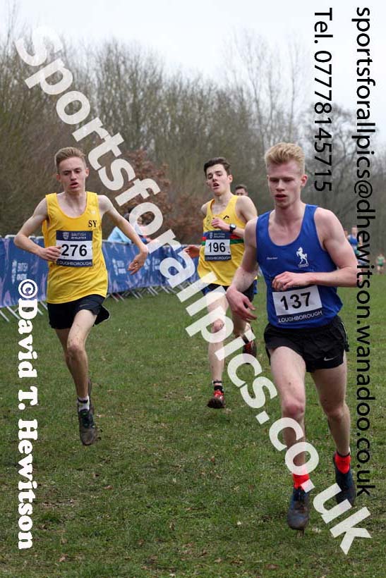 Mens under-20s Inter Counties Cross Country, Prestwold Hall, Loughborough. Photo: David T. Hewitson/Sports for All Pics
